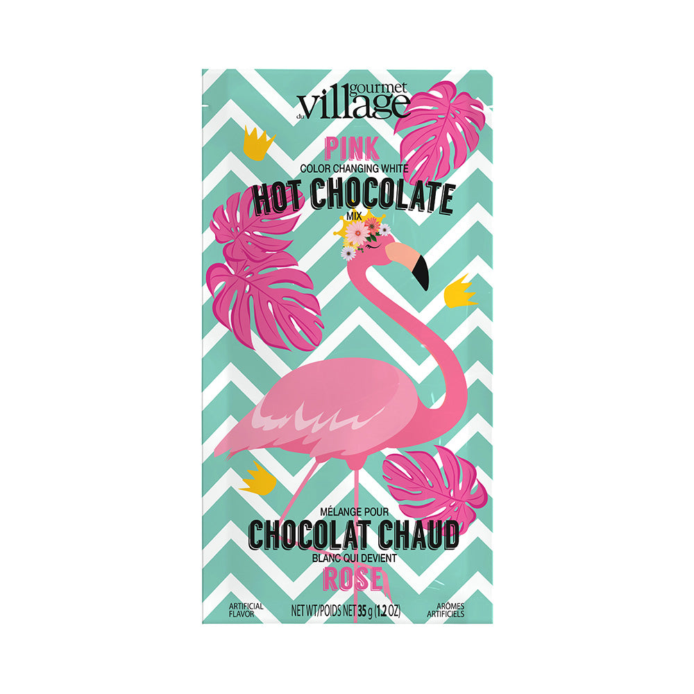 Chocolat chaud rose