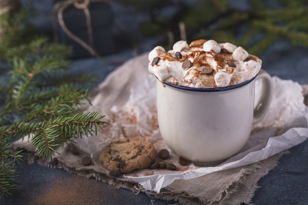 Chocolat chaud - « Rocky Road » noix et guimauve