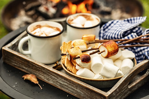 Chocolat chaud - Feu de camp s’mores