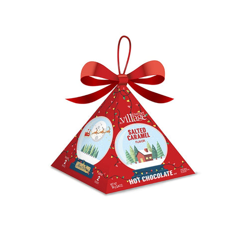 Snow Globe Pyramid Ornament