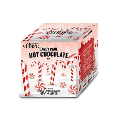 Christmas candy cane hot chocolate cube