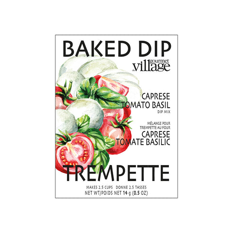 Trempette caprese tomate basilic