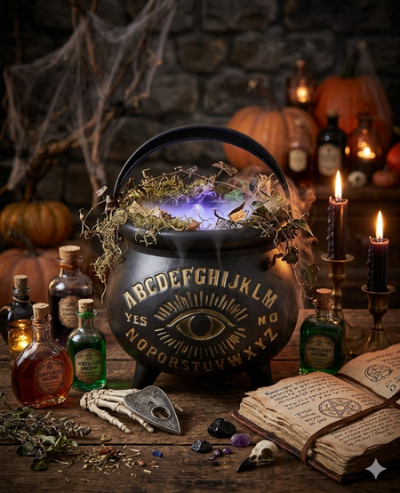 Ouija cauldron