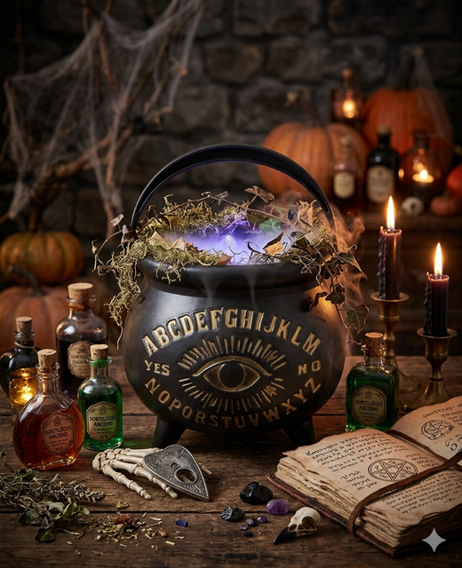 Ouija cauldron
