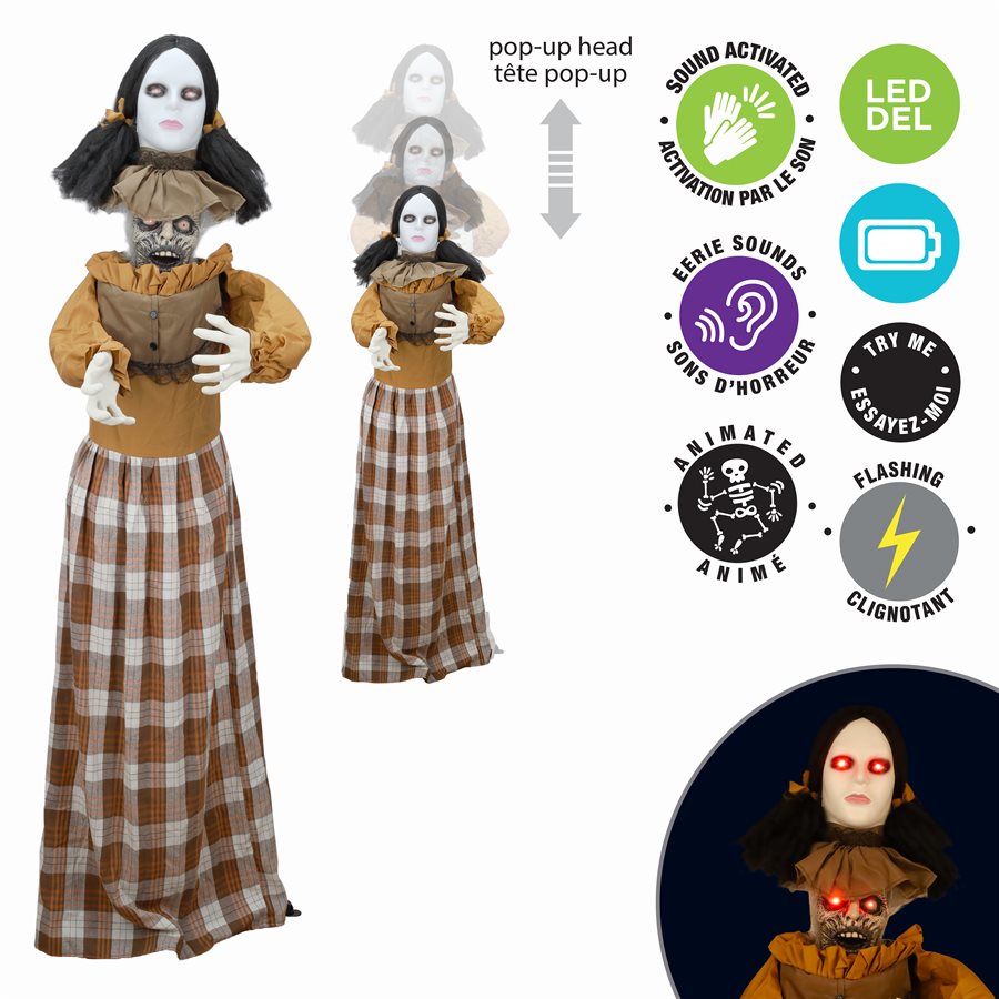 Emerging monster woman