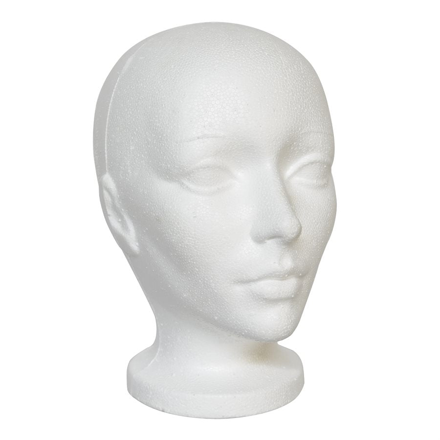 Tête de mannequin blanche