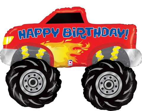 Ballon en aluminimum Monster Truck - 40’’