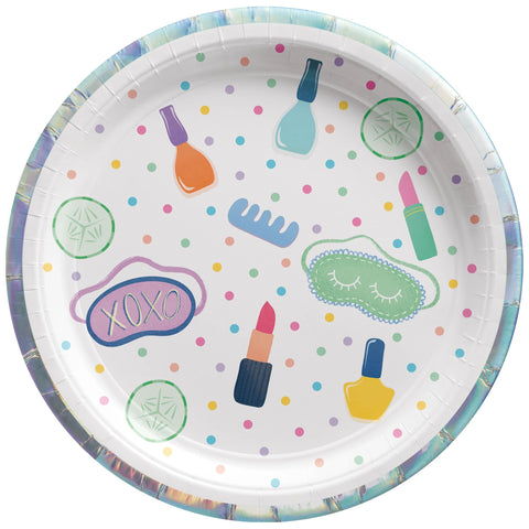 Dessert paper plates - 7 inches - Spa