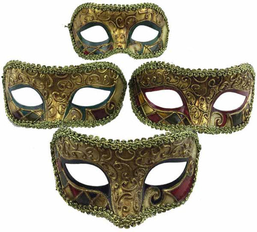 Masque vénitien doré