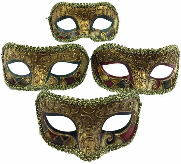 Masque vénitien doré