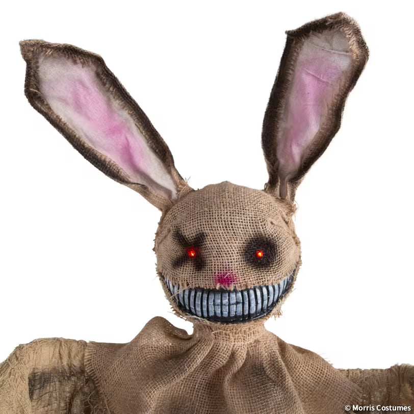 Light-Up Rabbit with Sound Hanging Halloween Decoration - 5 ft