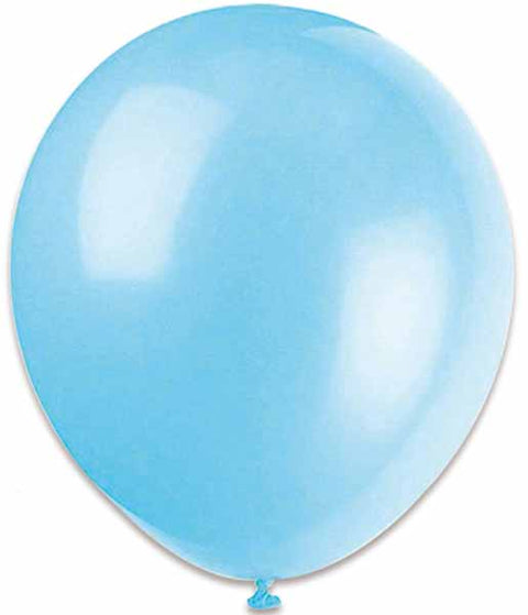 Ballons de latex 12" (10/pqt) - Bleu pâle