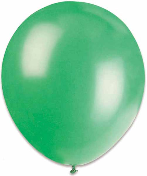 Ballons de latex 12" (10/pqt) - Vert