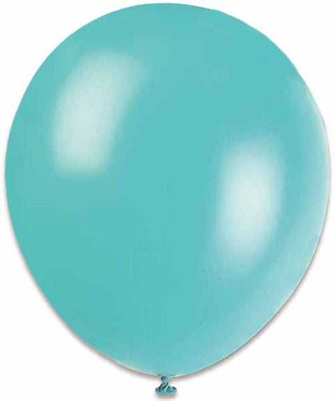 Ballons de latex 12" (10/pqt) - Turquoise