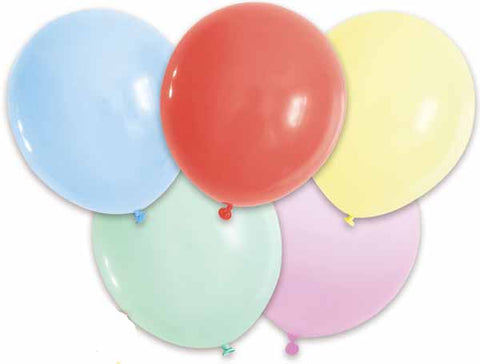 Ballons de latex 12" (10/pqt) - Multicolore pastel