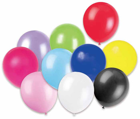 Ballons de latex 12" (50/pqt) - Multicolore