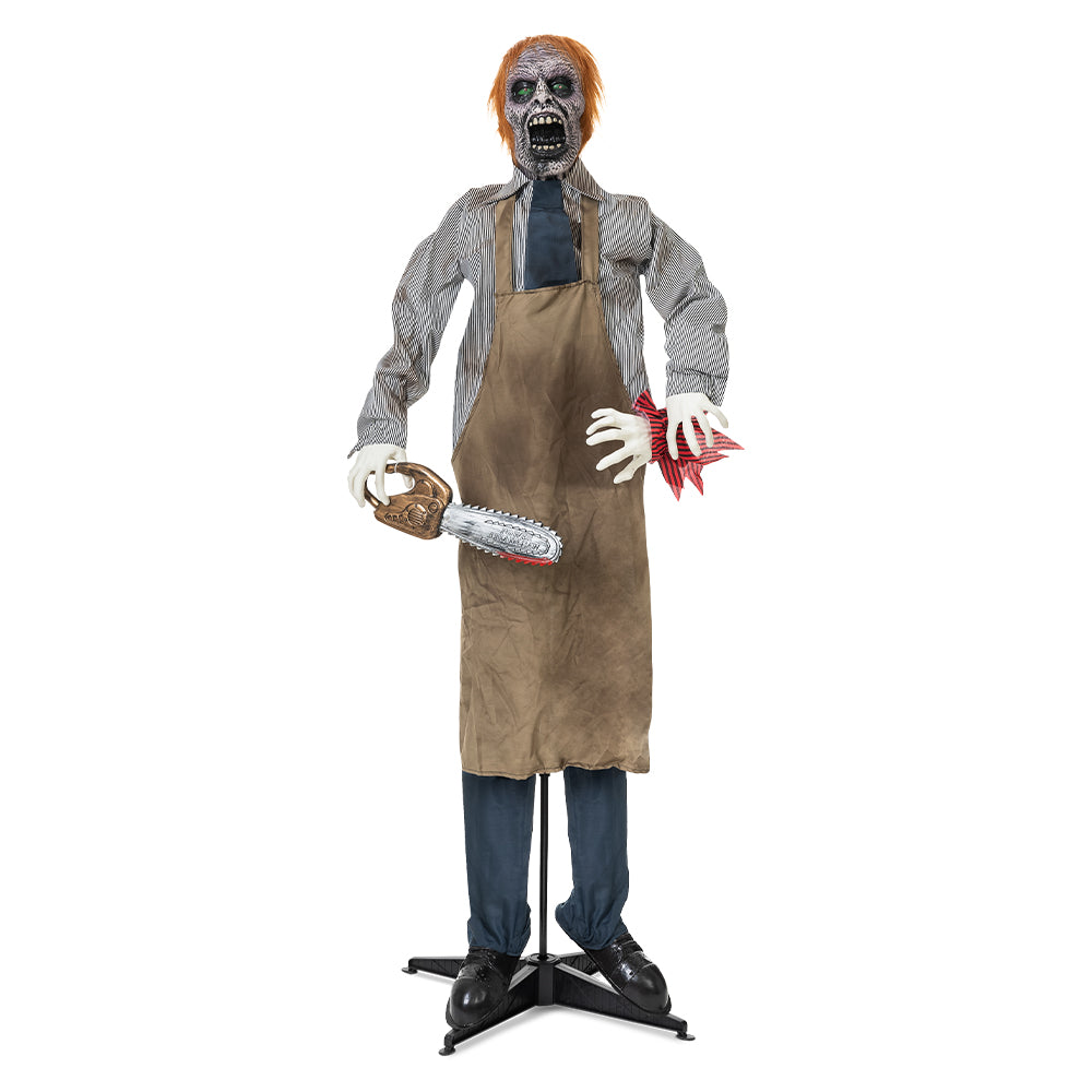 Life-size animated chainsaw man