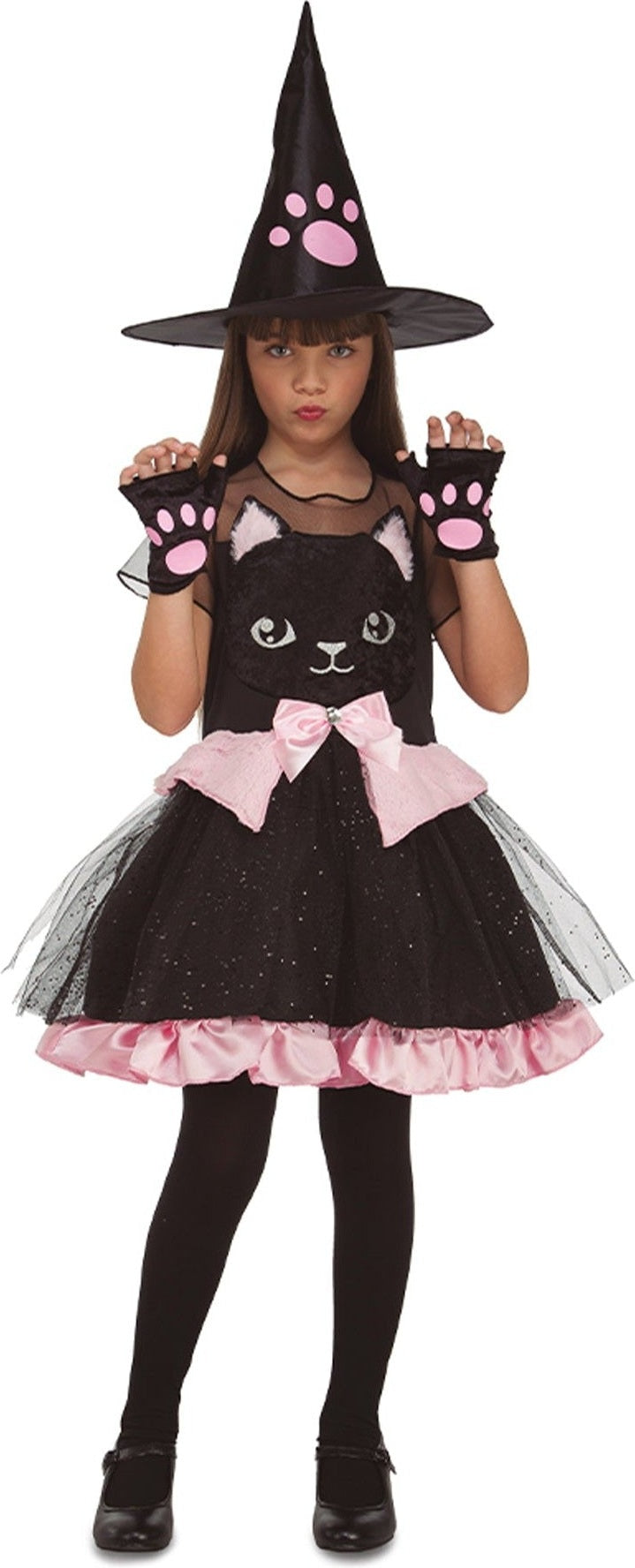 Costume Sorcière Chaton - Fille