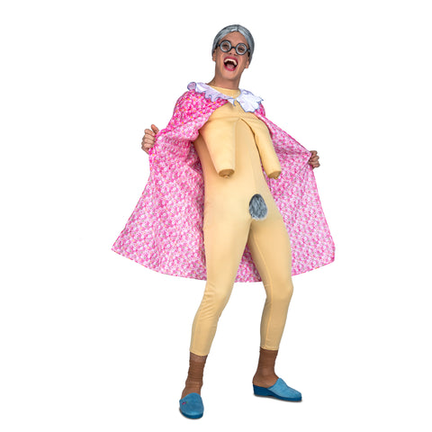 Exhibitionist Elderly Costume - Adult