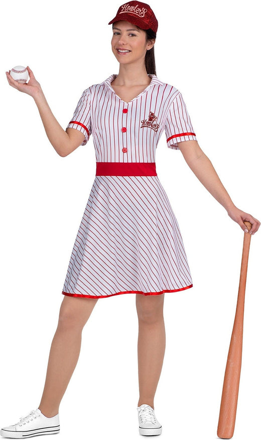 Vintage Baseball Player Costume - Women