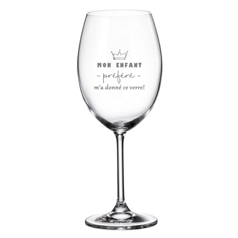 My Favorite Child - Wine Glass