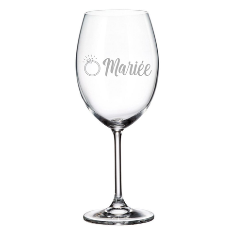 Bride - Wine glass