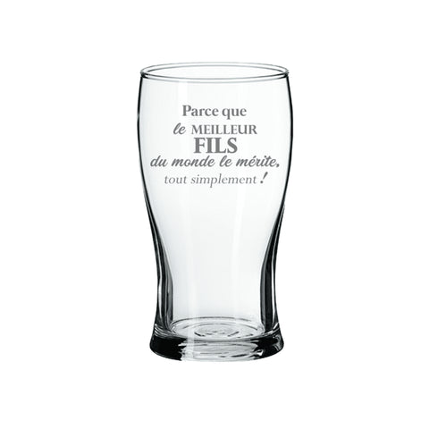 Parce que le meilleur fils - Verre à bière