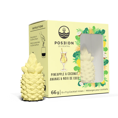 Pineapple & coconut - Box of 6 Cocktail Bombs (Rum) - Poseidn