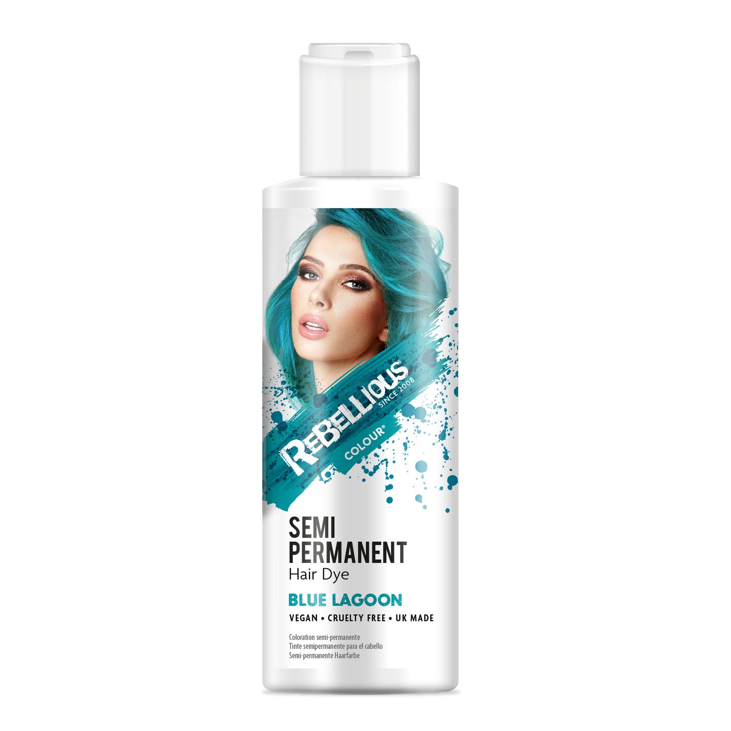 Teintures capillaires semi-permanentes - Blue Lagoon/Lagon Bleu