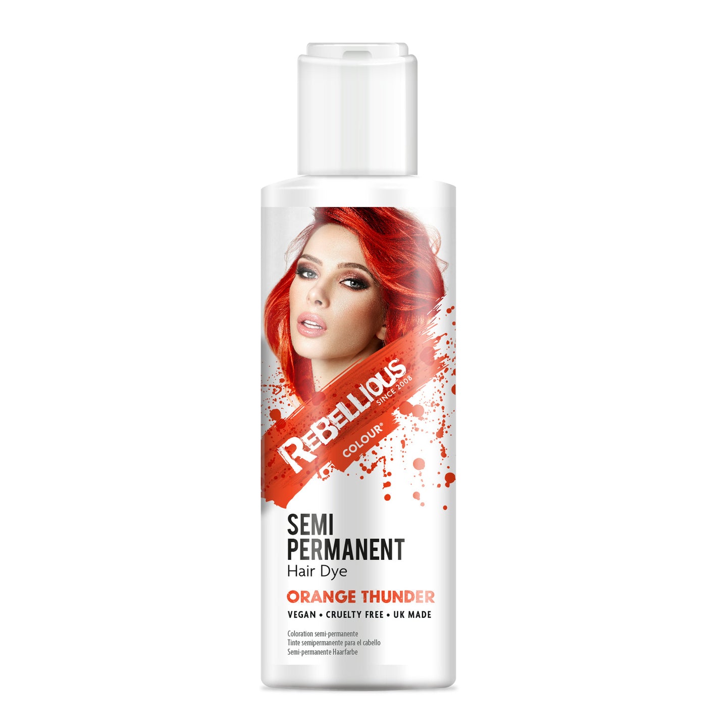 Teintures capillaires semi-permanentes - Orange Thunder/Tonnerre Orange
