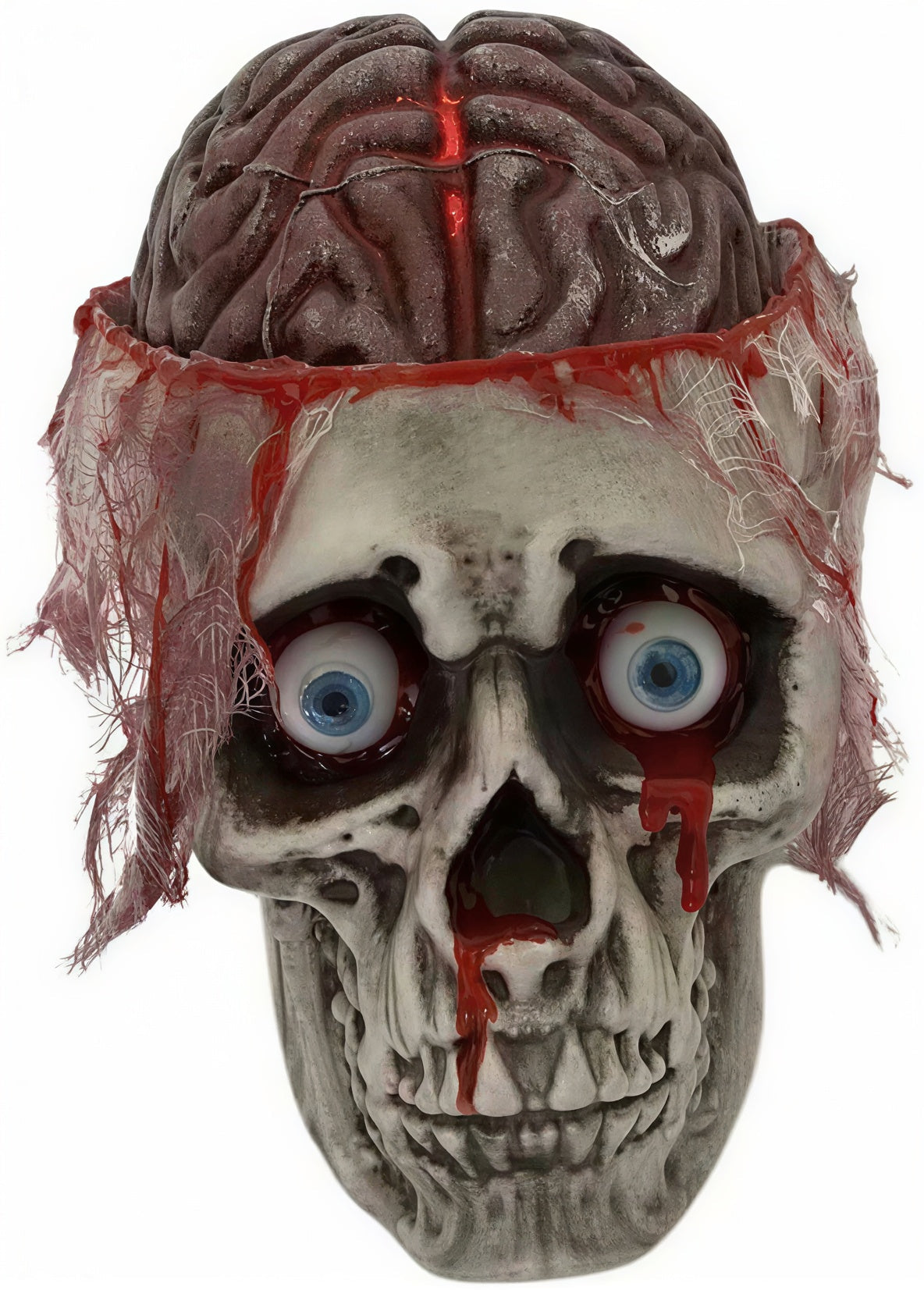 Sound-activated animated skull
