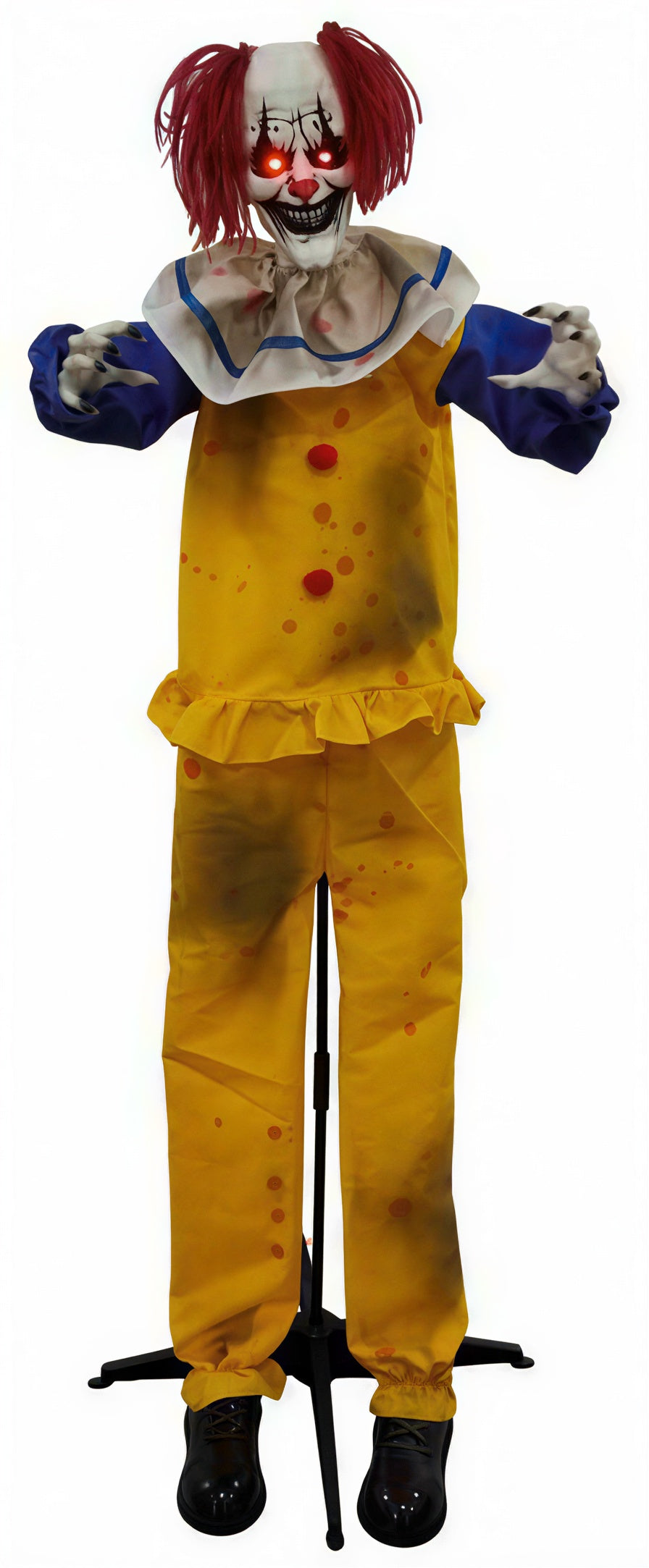 5.9 ft tall animated clown