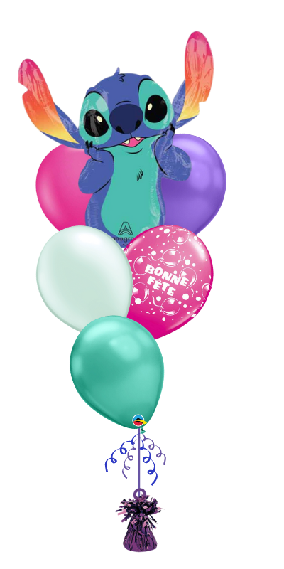 Balloon bouquet - Stitch - Super Shape