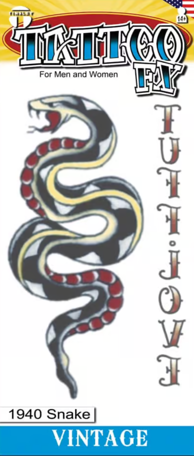 Tatouage Fx - Snake 1940