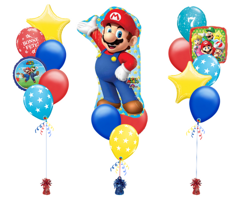 Bouquets de ballons - Mario Bros