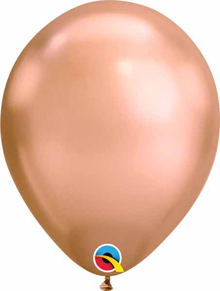 Qualatex rose gold chrome balloon - 11"