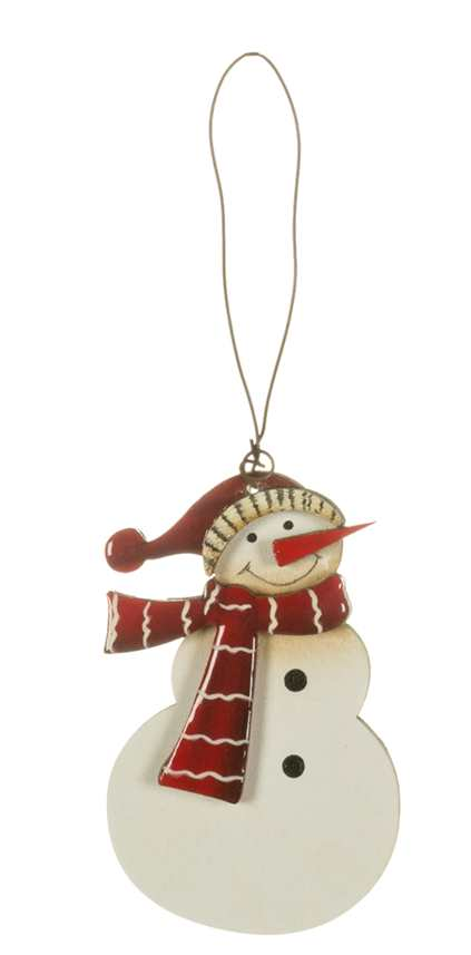 Ornement bonhomme de neige en mdf (3")