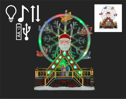 13.5" LED FERRIS WHEEL W/MUSIC