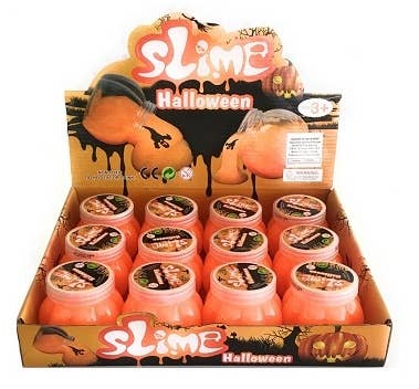 Slime à la citrouille pour Halloween