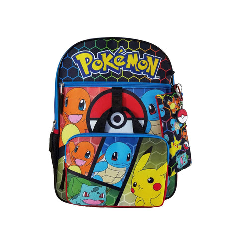 Pokémon Generation 1 Panels Kids 16" Backpack and Lunch Bag 5 Piece Set