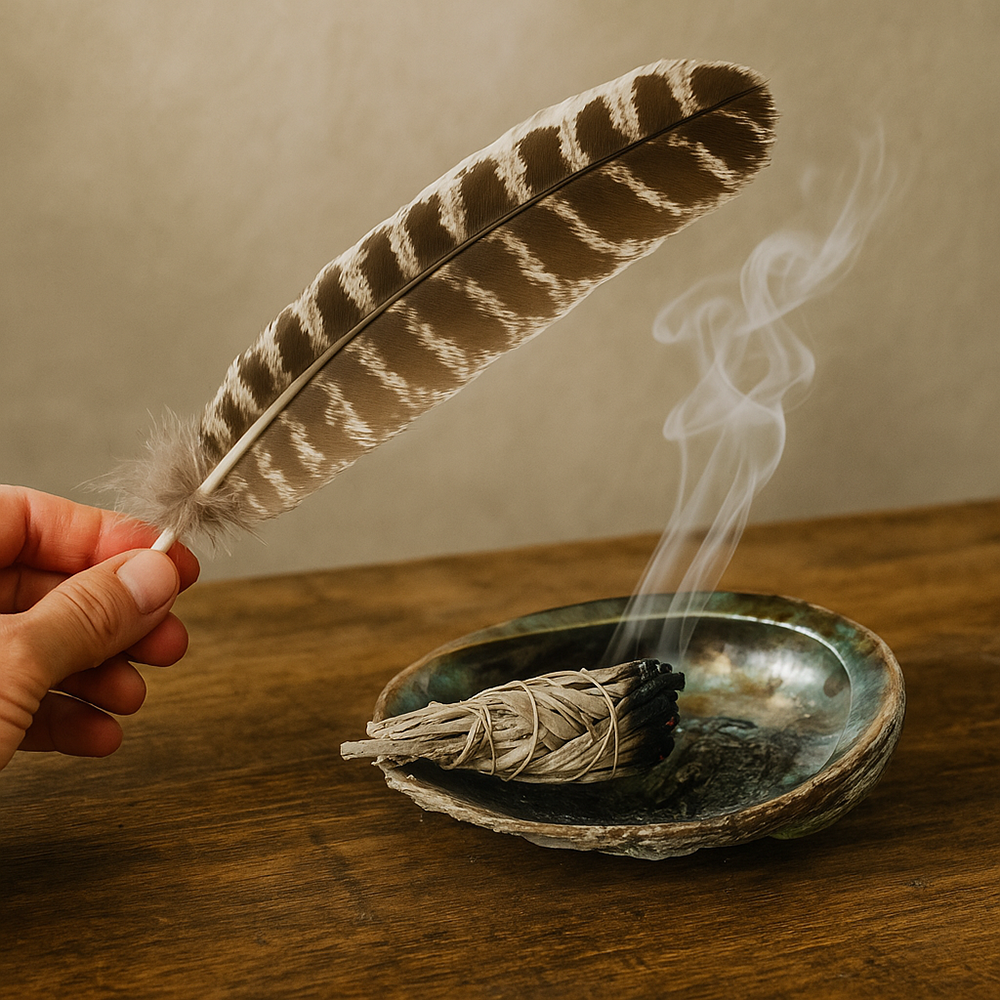 Plume de dinde, 10-12 pouces, Simple: Bleu