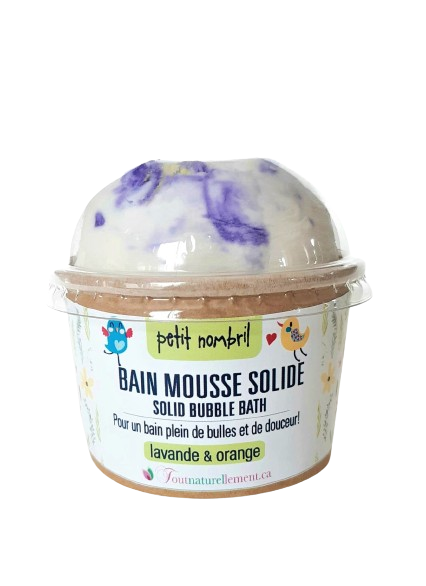 Bain mousse solide Lavande & orange - Petit Nombril