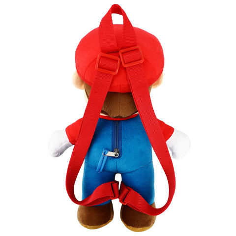 Nintendo Super Mario Plush Kids Plush Mini Backpack With Straps