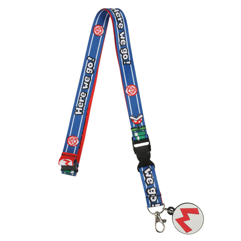 Super Mario Bros. Mushroom Kingdom Lanyard