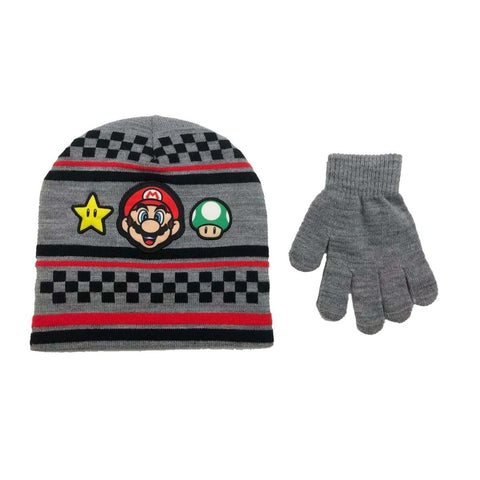 Hat and gloves - Super Mario Bros Mario Kart