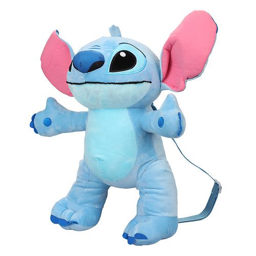 Disney Stitch Kids 17" 3-D Plush Backpack