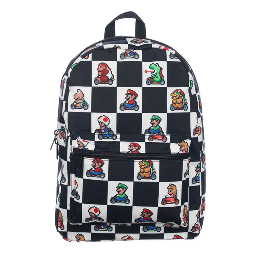 NINTENDO - Super Mario Kart Checker Qt Backpack