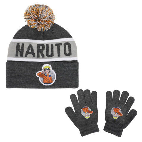 NARUTO - 2PC Youth Hat amp; Gloves Set