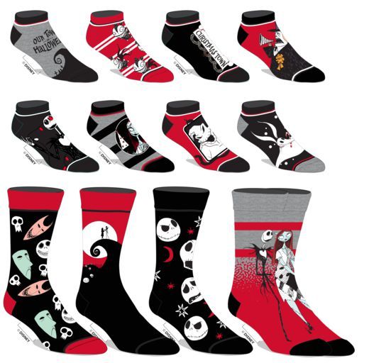 12 paires de bas - L'Étrange Noël de monsieur Jack