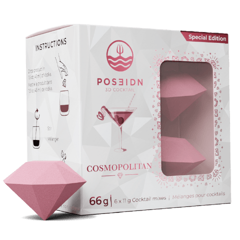 Cosmopolitan - Box of 6 Cocktail Bombs (Vodka) - Poseidn